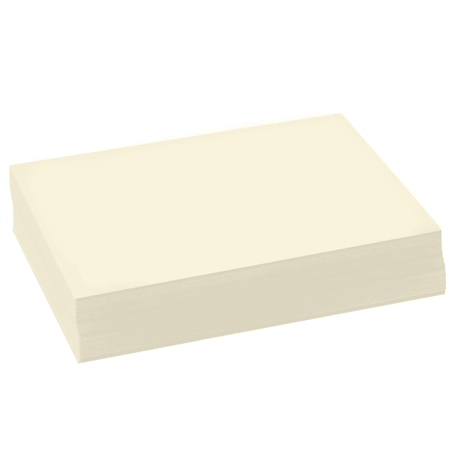 Cream (Natural) Half Letter Size Paper - Great For Business Documents, Letters, Arts, Prints And Crafts, Copy, Printing, Writing