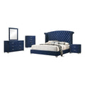 Coaster 223371Q-S5 Bedroom Set, Metallic