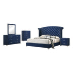 Coaster 223371Q-S5 Bedroom Set, Metallic