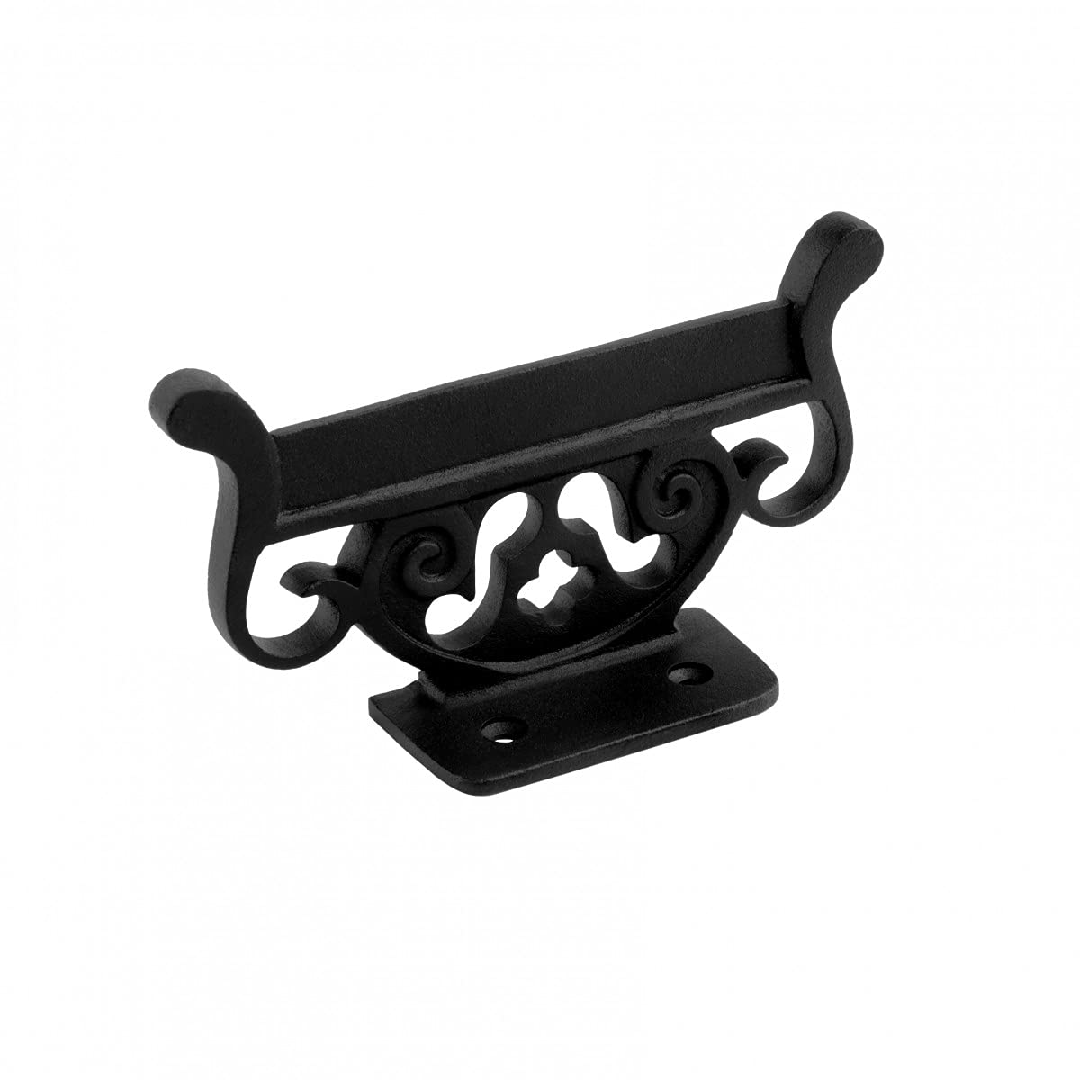 Renovators Supply Manufacturing Boot Scraper 6 In. Black Wrought Iron Floor Mount Boot Scraper