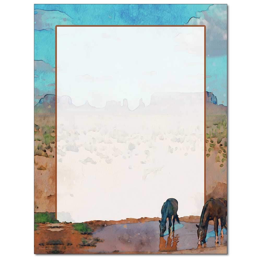 Desert Oasis Letterhead Laser & Inkjet Printer Paper (25 Sheets)