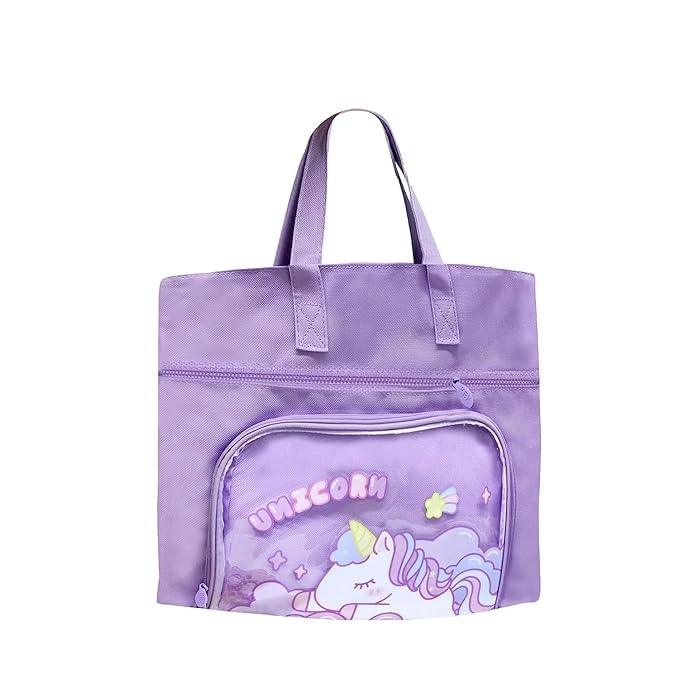 Taufa Villa Canvas Tote Bag  MultiPurpose Reusable Carry Bag With Zipper & Handle Strap For Shopping, Travel, Office, Document