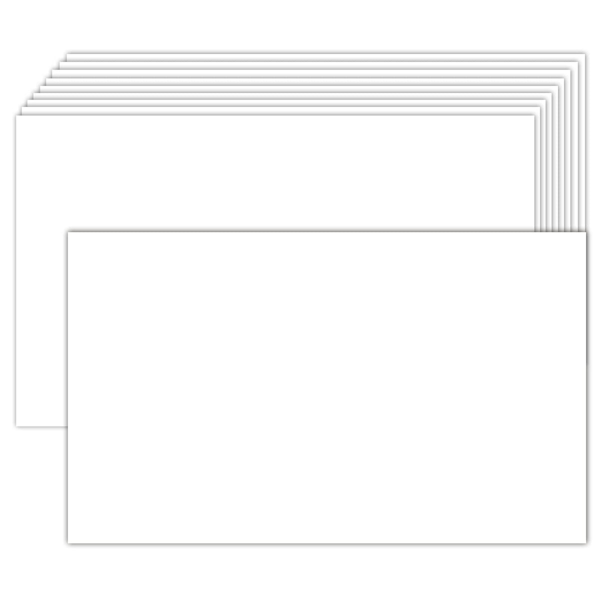 100 Pack White Blank Index Cards 3X5 Unlined Note Cards, Goefun 80Lb Heavy Duty Card Stock Thick Paper For Postcards, Photo Pape
