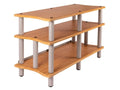 Monolith By Monoprice DoubleWide Xl 3Tier Av Stand  Maple