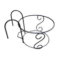 Zoomella Iron Art Hanging Basket Porch Decoration Deck Railing Metal Pot Plant Basket M|Baskets, Pots & Window Boxes|Home & Gard