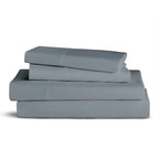 Purity Home 100% Cotton Sheets, Charcoal Gray Queen Bed, 400 Thread Count Percale Weave Cooling Sheets, Charcoal Gray Queen Bed