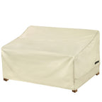 Nettypro Outdoor Loveseat Sofa Cover Waterproof 3-Seater Patio Furniture Bench Sofa Cover, 58'W X 37'D X 35'H, Beige