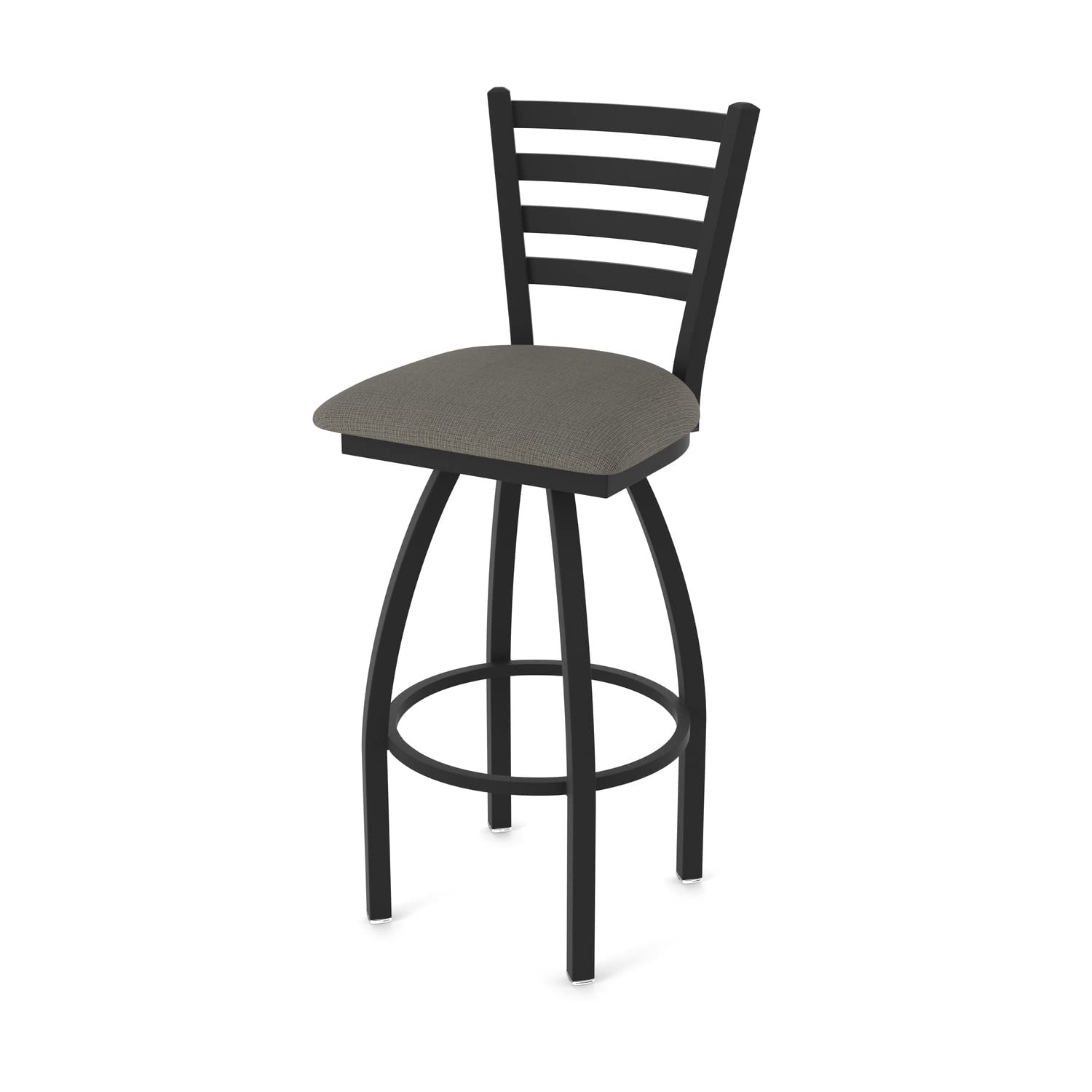 410 Jackie 25 Swivel Counter Stool with Black Wrinkle Finish and Graph Chalice Seat