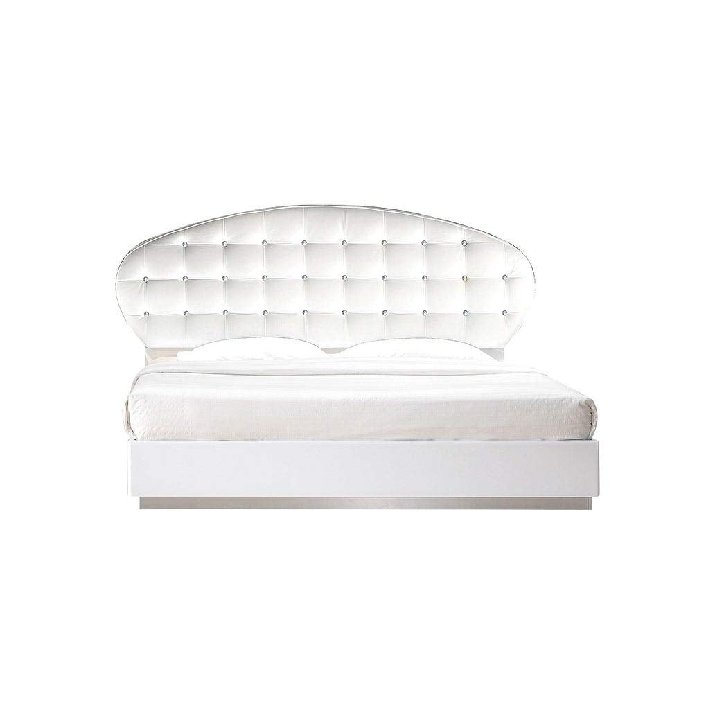Best Master Furniture France Platform Modern Bed, Cal King