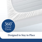 King Size Bed Sheets - Royal Blue Luxury Sheet Set - Deep Pocket - Super Soft Hotel Bedding - Cool & Wrinkle Free - 1 Fitted, 1