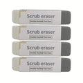 Tododli Sand Erasers 4 Packs, Silicone Eraser Used To Clear Colored Pencils, Ballpoint Pens And Ink Marks (Grey)