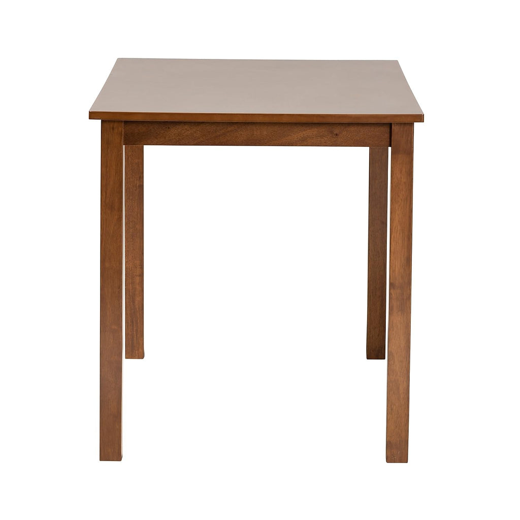 Baxton Studio Eveline Wooden Dining Table, 27.56-inch D x 43.31-inch W, Walnut Brown (231-8959-HIT)
