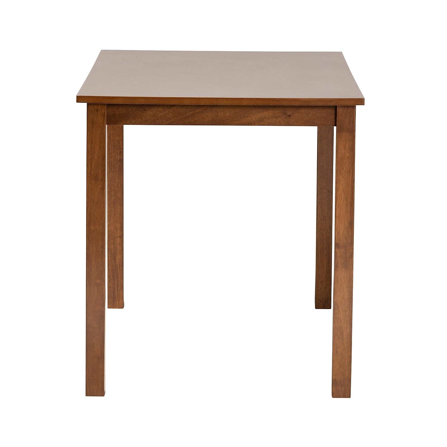 Baxton Studio Eveline Wooden Dining Table, 27.56-inch D x 43.31-inch W, Walnut Brown (231-8959-HIT)