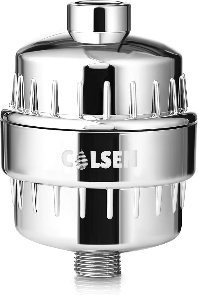 COLSEN Shower head Filter - Universal Bath Water softener for tub 15 stage filtration system handheld purifier for hard water, r
