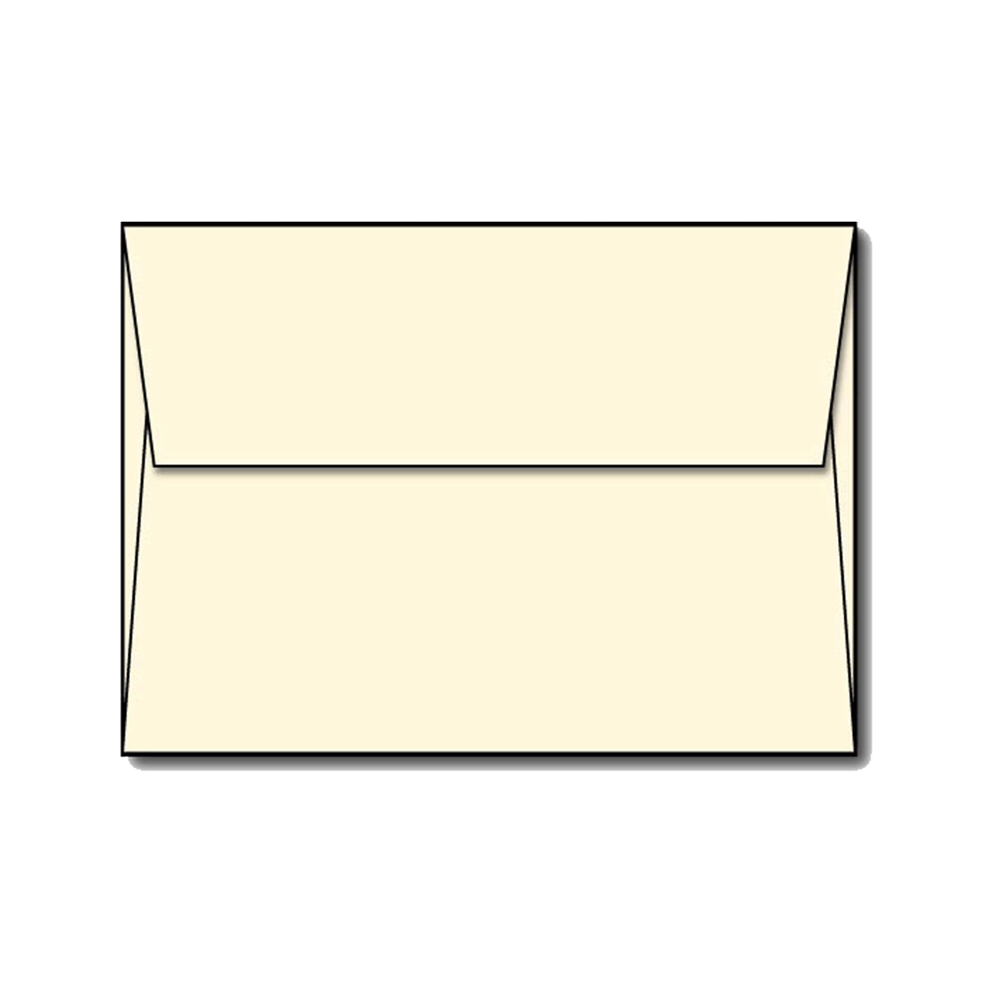 Cream/Off White A7 (5 1/4 X 7 1/4) Envelopes - 100 Envelopes