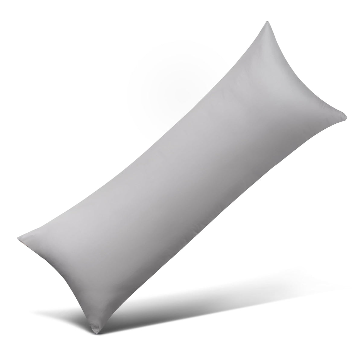 100% Cotton Body Pillow Case Cover With Zipper Wrinkle-Free, 400 Thread Count Super Soft Pillowcase For Body Pillow, Breathable