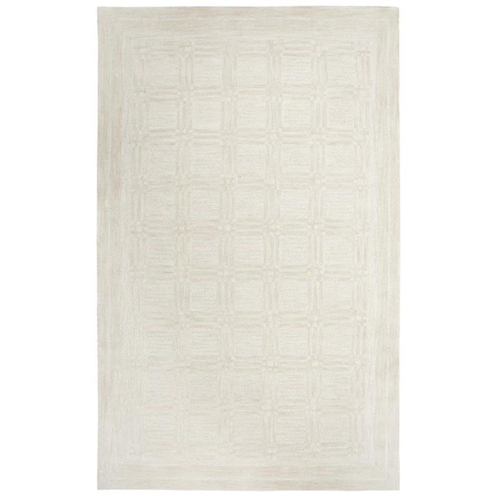 Rizzy Home Alora Decor Emerson 10' X 13' Squares Beige/Gray/Rust/Blue Hand-Tufted Area Rug