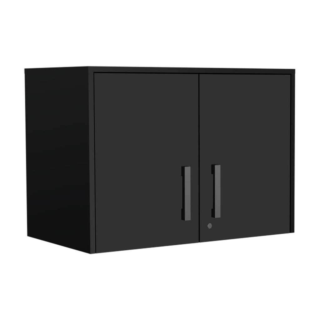 Tuhome Lima 6-Piece Garage Set with 2 Wall Cabinets, 2 Storage Cabinets, Drawer Base Cabinet and Pantry Cabinet, Black
