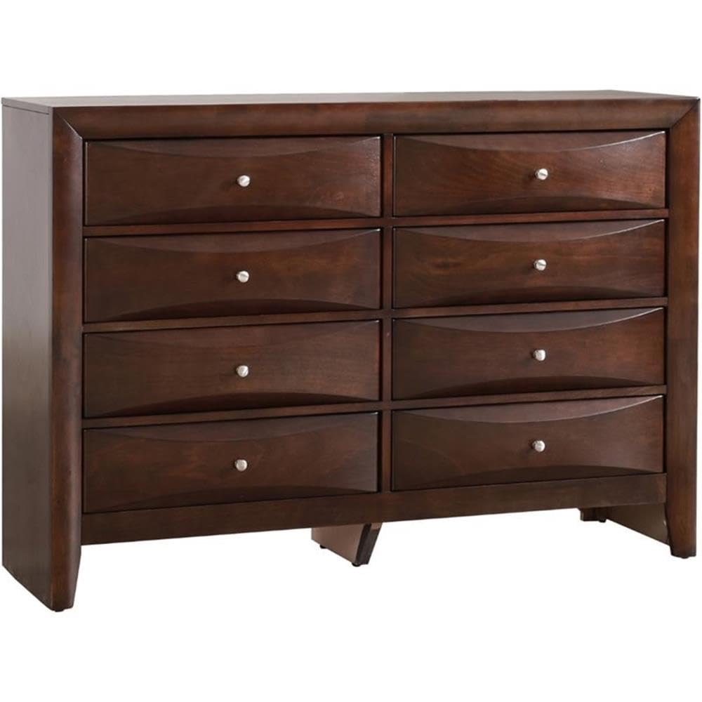 Glory Furniture Marilla 8 Drawer Dresser In Cappuccino