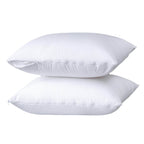 Kingnex 4 Pack Waterproof Feather Proof Pillow Protectors With Zipper On Long Side King Size Set Of 4 Down Proof Striped Bed Pil