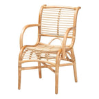 bali & pari Seminyak Natural Rattan Accent Chair, Natural (235-13344-HiT)