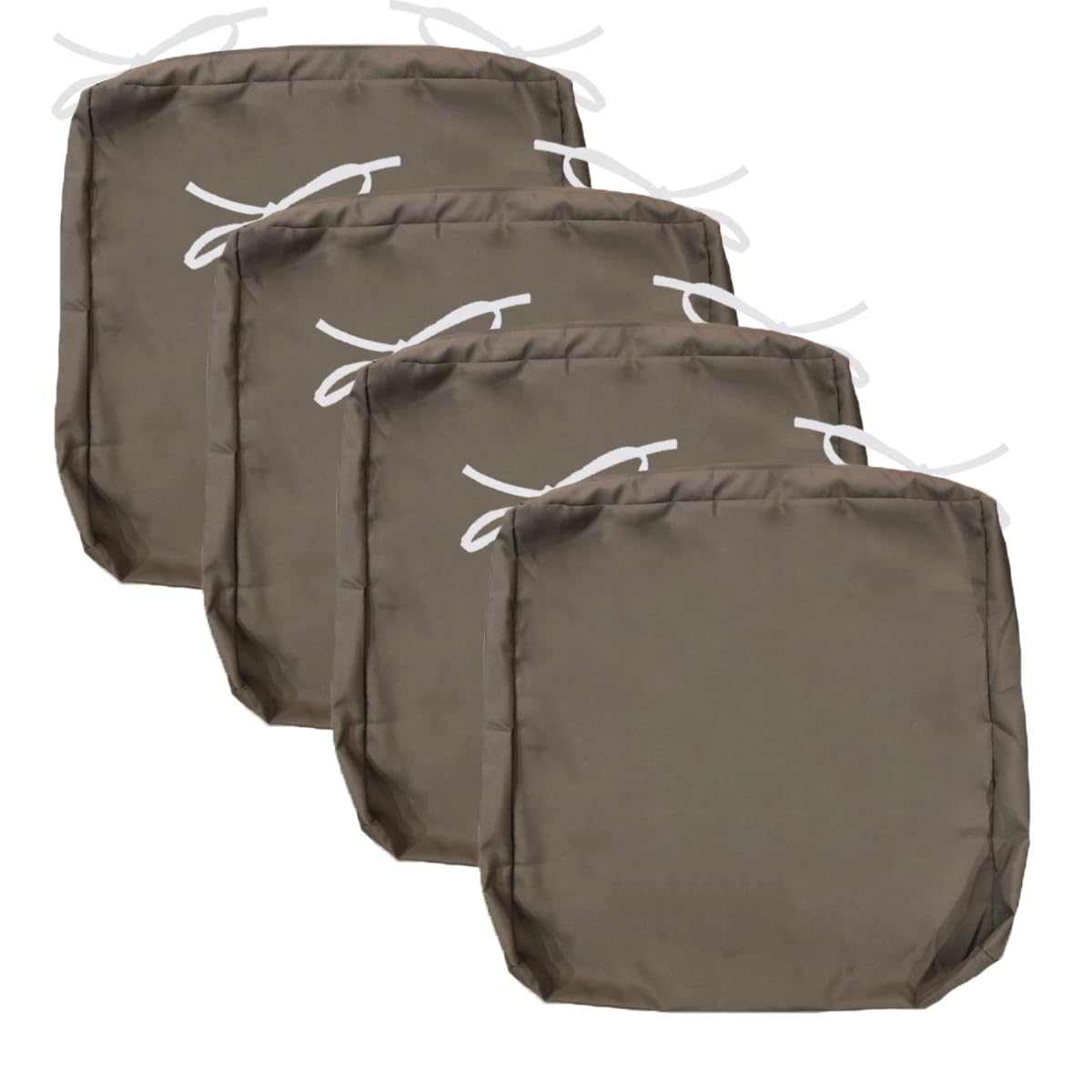Flymei Patio Cushion Covers 20X20X2 Waterproof Outdoor Cushion Cover Replacement 4Packs Outdoor Seat Cushion Slipcover For Ratta