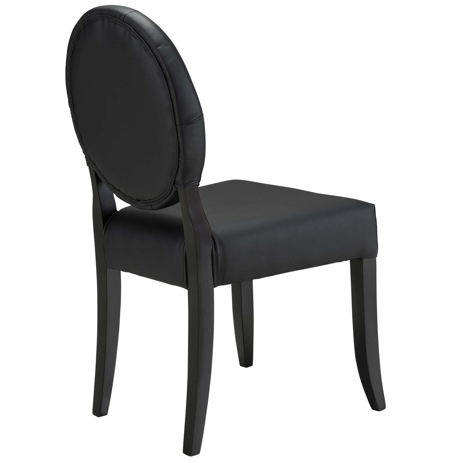 Modway Eei-815-Blk Button Black Dining Side Chair