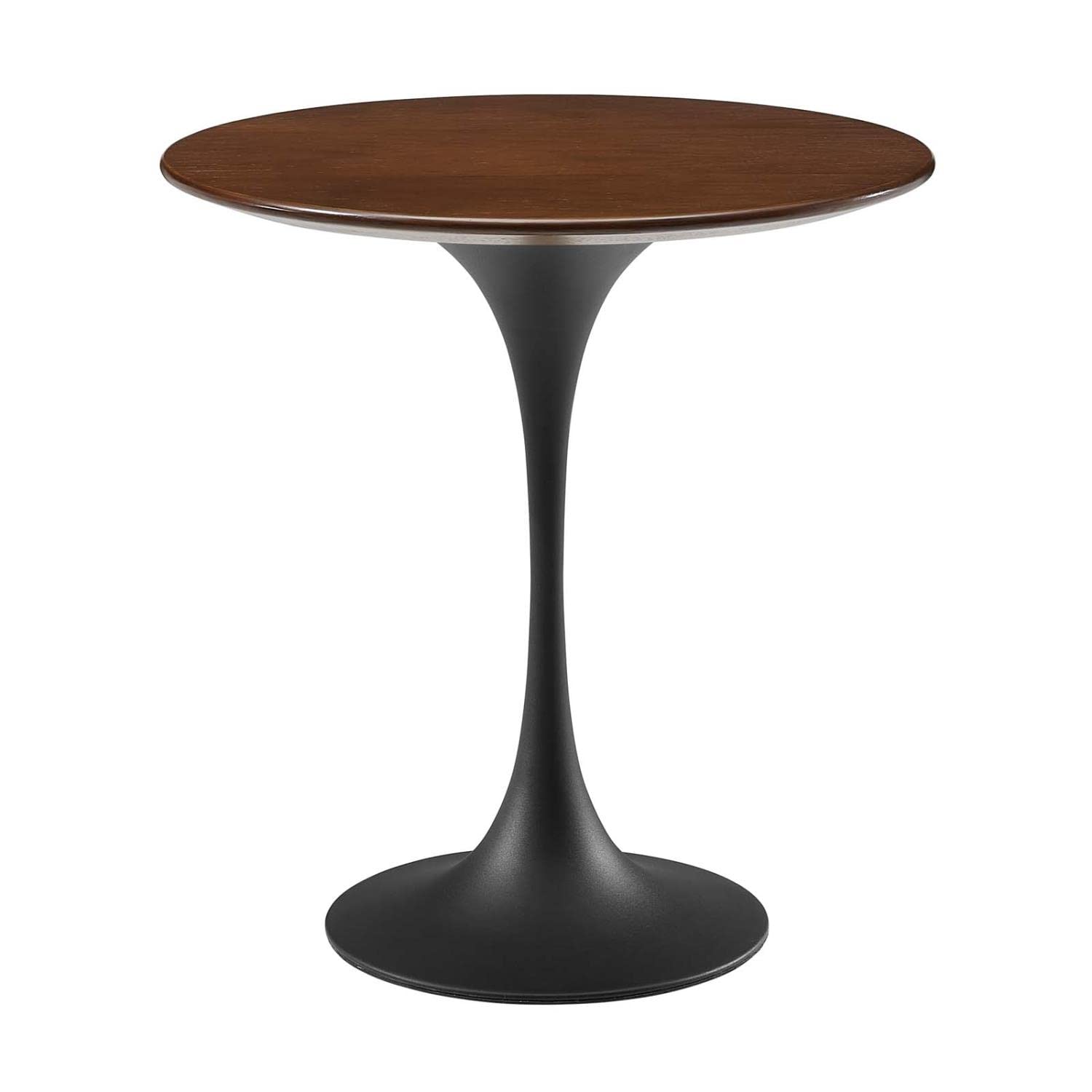 Modway Black and Cherry Lippa Round Side Table EEI-5689-BLK-CHE