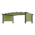 Garden Winds Universal Replacement Pergola Canopy - Sage Green, Durable 350 Polyester, UV & Water Resistant