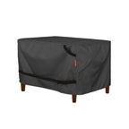 Porch Shield Patio Ottoman Cover - Waterproof Outdoor Rectangular Side Table Covers - 40L X 30W X 20H Inch, Black