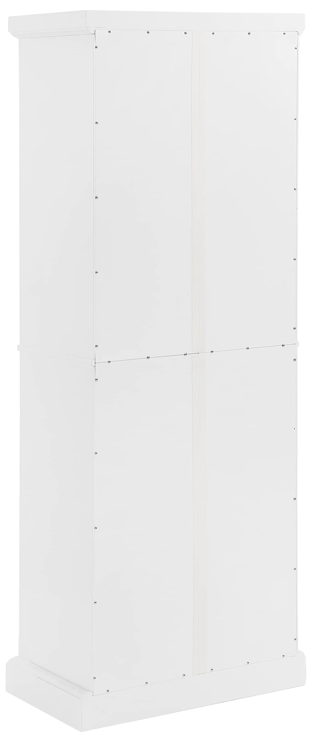 Crosley Furniture Shoreline Coastal Pantry Storage Cabinet with Shelves, Kitchen, Dining, or Laundry Room, White