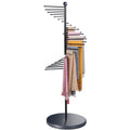 XIMSPHY Freestanding Scarf Display Rack, Metal Scarf Racks, Spiral Scarf Holder, Hijab Stand for Clothing Store Commercial Home,