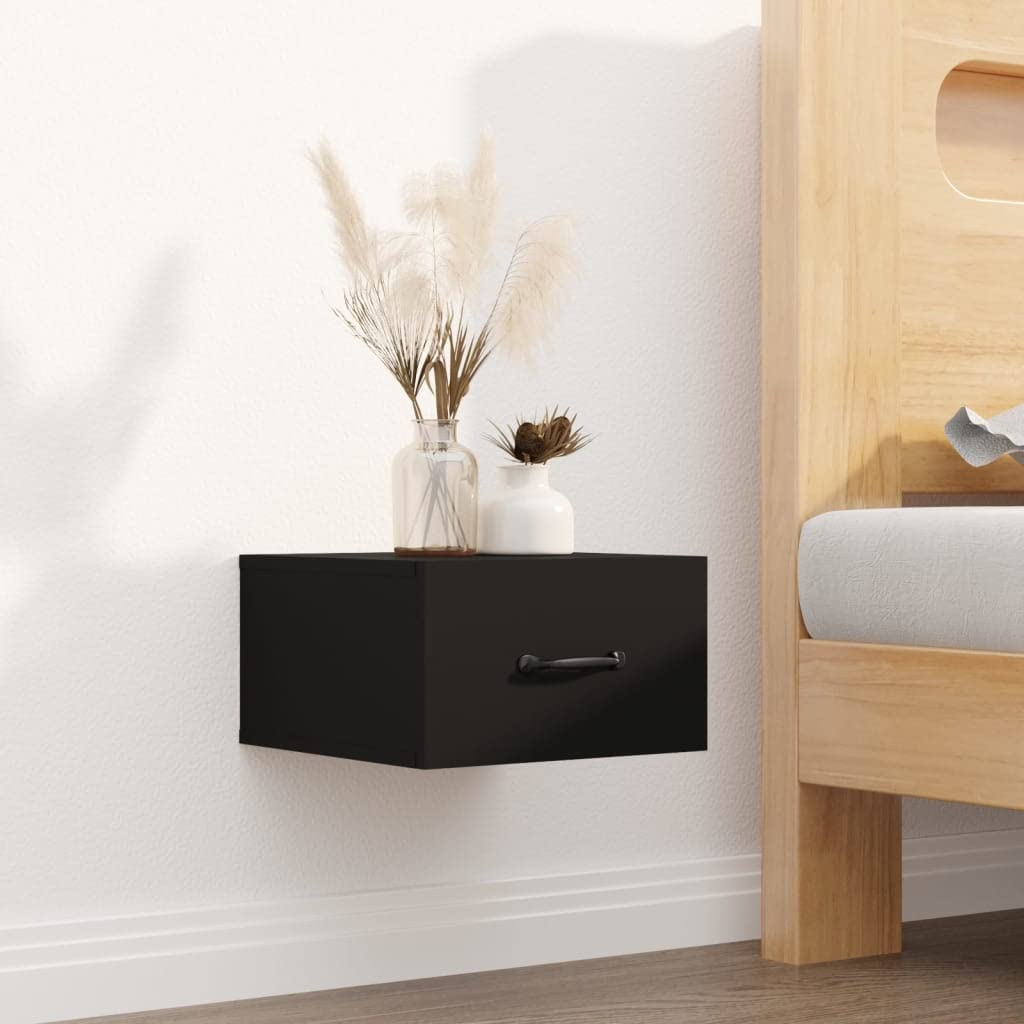 vidaXL Wall-Mounted Bedside Cabinets