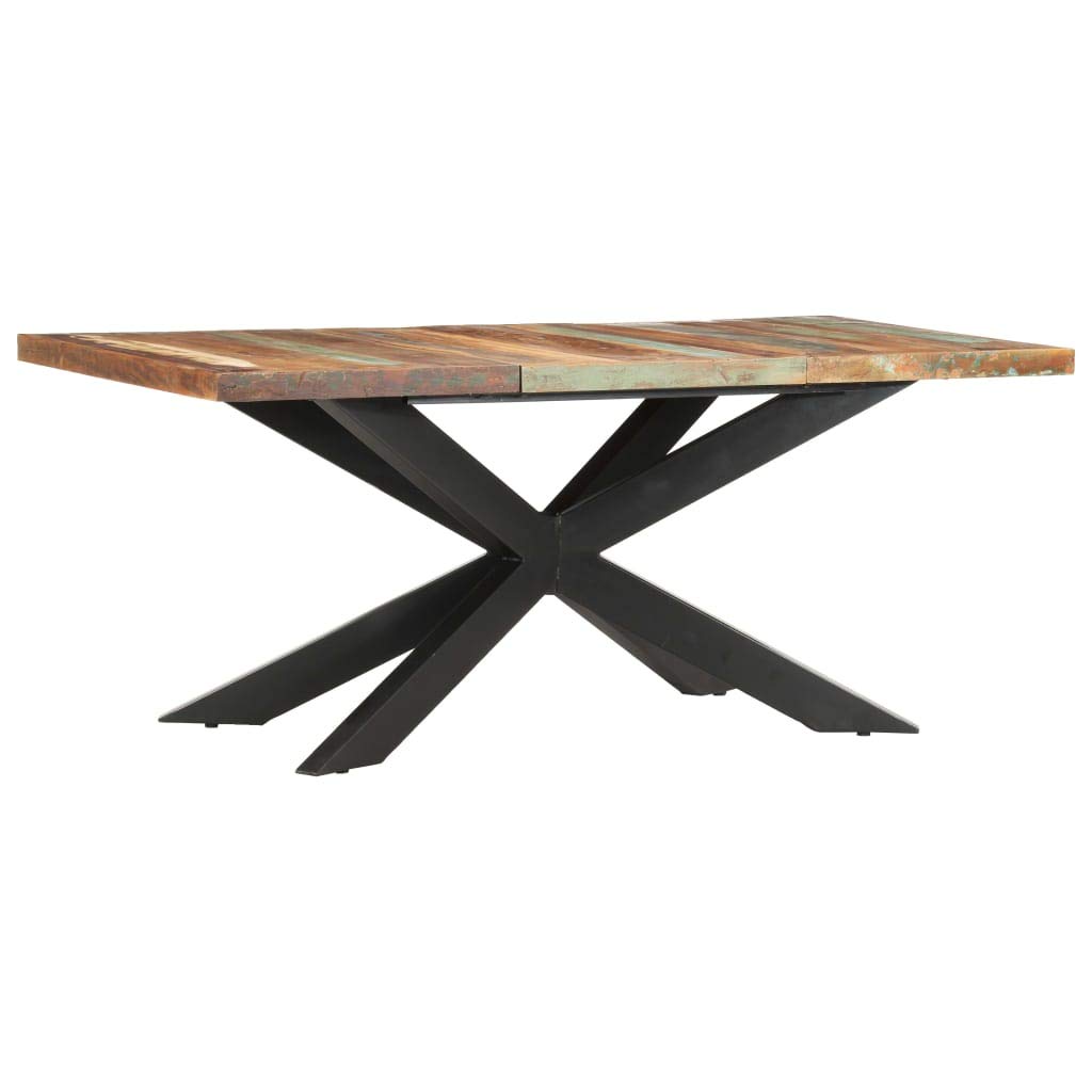 vidaXL Dining Table 70.9&quot;x35.4&quot;x29.9&quot; Solid Reclaimed Wood