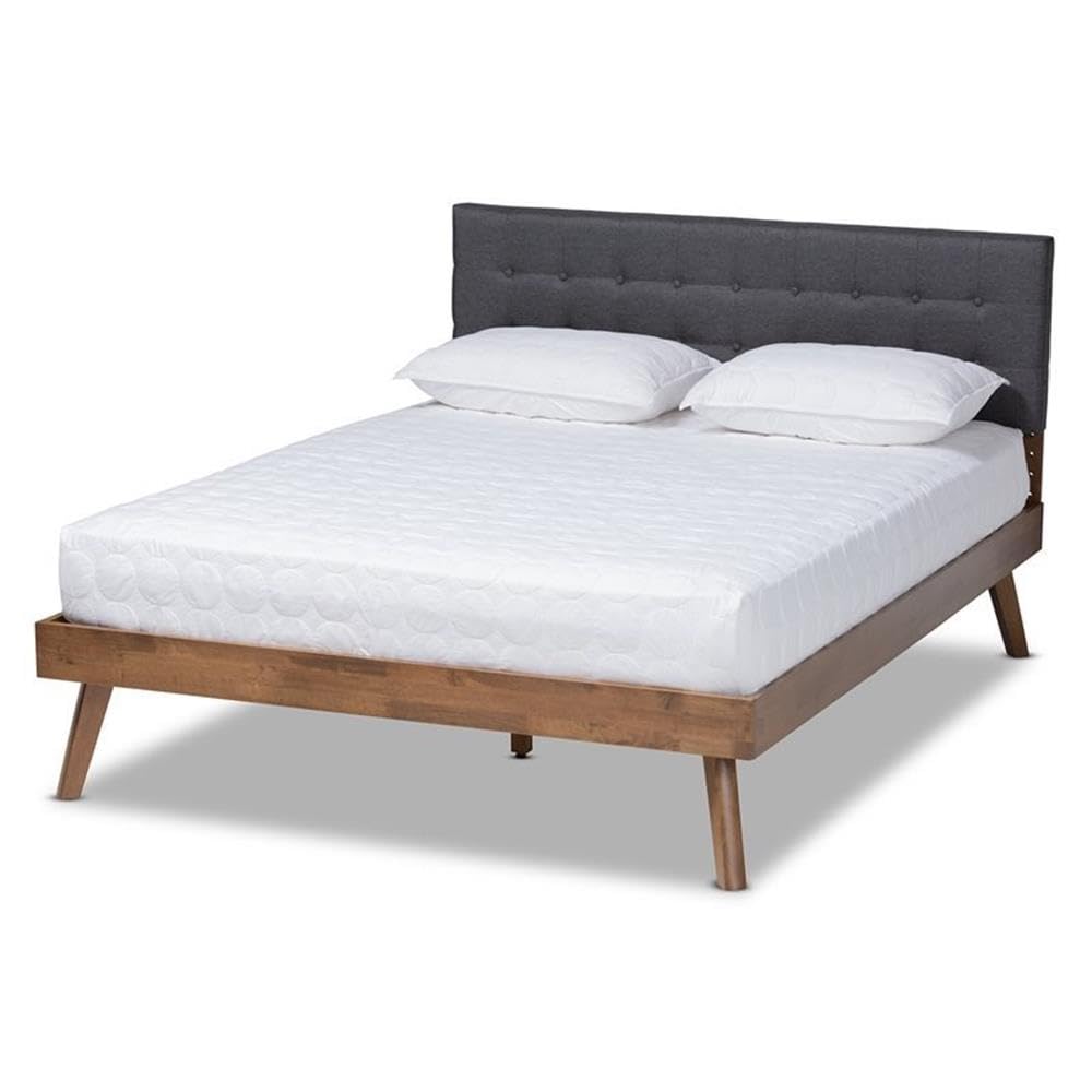 Devan Upholstered King Platform Bed - Thumbnail 4