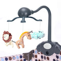 CUTIE PUMPKIN Baby Crib Mobile for Pack and Playpen,Bassinet Mobile with Music,Rotation,Nursy Lights,Natural Sounds,Timer Functi