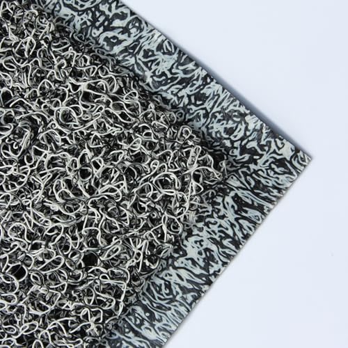 Floortex® Doortex® Twistermat Indoor Entrance Mat, Black/White - 35&quot; X 47&quot;