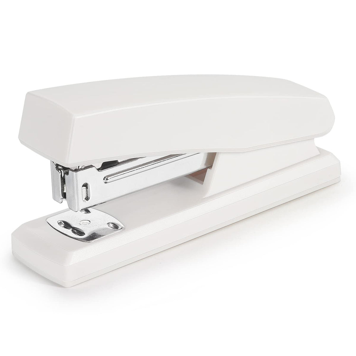 Stapler, Office Stapler, Stapler For Desk Portable Durable Staplers Office Supplies (White)