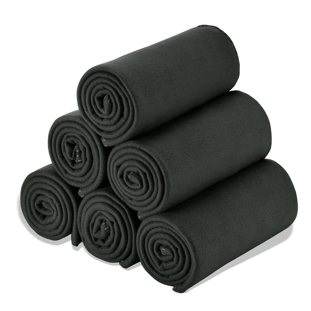 Cai Teng Fleece Throw Blankets Lightweight Warm For Soft Cozy Pet-Friendly Bulk Fleece Blanket Solid For Home, Bed, Sofa, Dorm,
