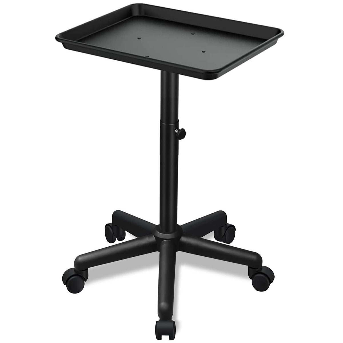 Retain Time Premium Aluminum Salon Tray, Sturdy Five feet Base Adjustable Tray is Used for Salon Tray on Wheels, Salon Tool/Colo