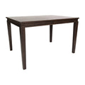 Flash Furniture Henry 47' Solid Wood Dining Table, Commercial Grade Heavy Duty Rectangle Wood Table, Water Resistant Finish, Se