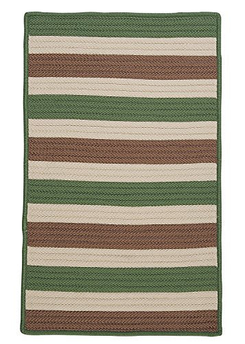 Colonial Mills Stripe It Tr69 Moss-Stone Green 2X3 - Area Rug