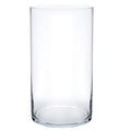 Royal Imports Flower Glass Vase Decorative Centerpiece for Home or Wedding - Cylinder Shape, 10 Tall, 5 Opening, Clear