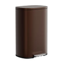 PayLessHere Stainless Steel Trash Can with Lid - Removable Inner Bucket, Foot Pedal Soft Close for Office, Home, Kitchen Garbage