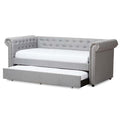 Baxton Studio Kids Daybed with Guest Trundle