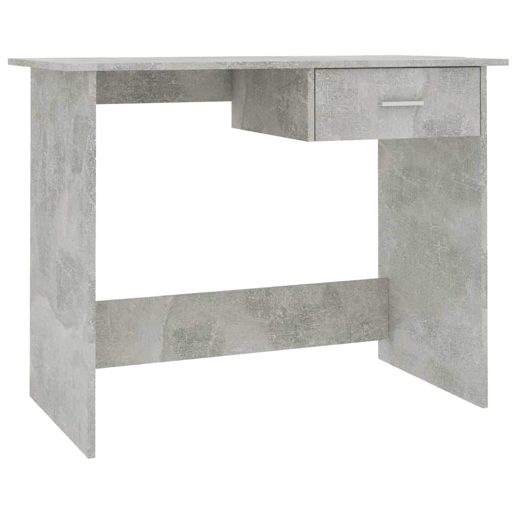 Jinxuny Desk Concrete Gray 39.4&quot;x19.7&quot;x29.9&quot; Chipboard