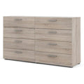 Austin 8 Drawer Double Dresser, Truffle Oak
