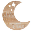 Gerson Love You to the Moon and Back Nursery Wall Decor Wood Large 14