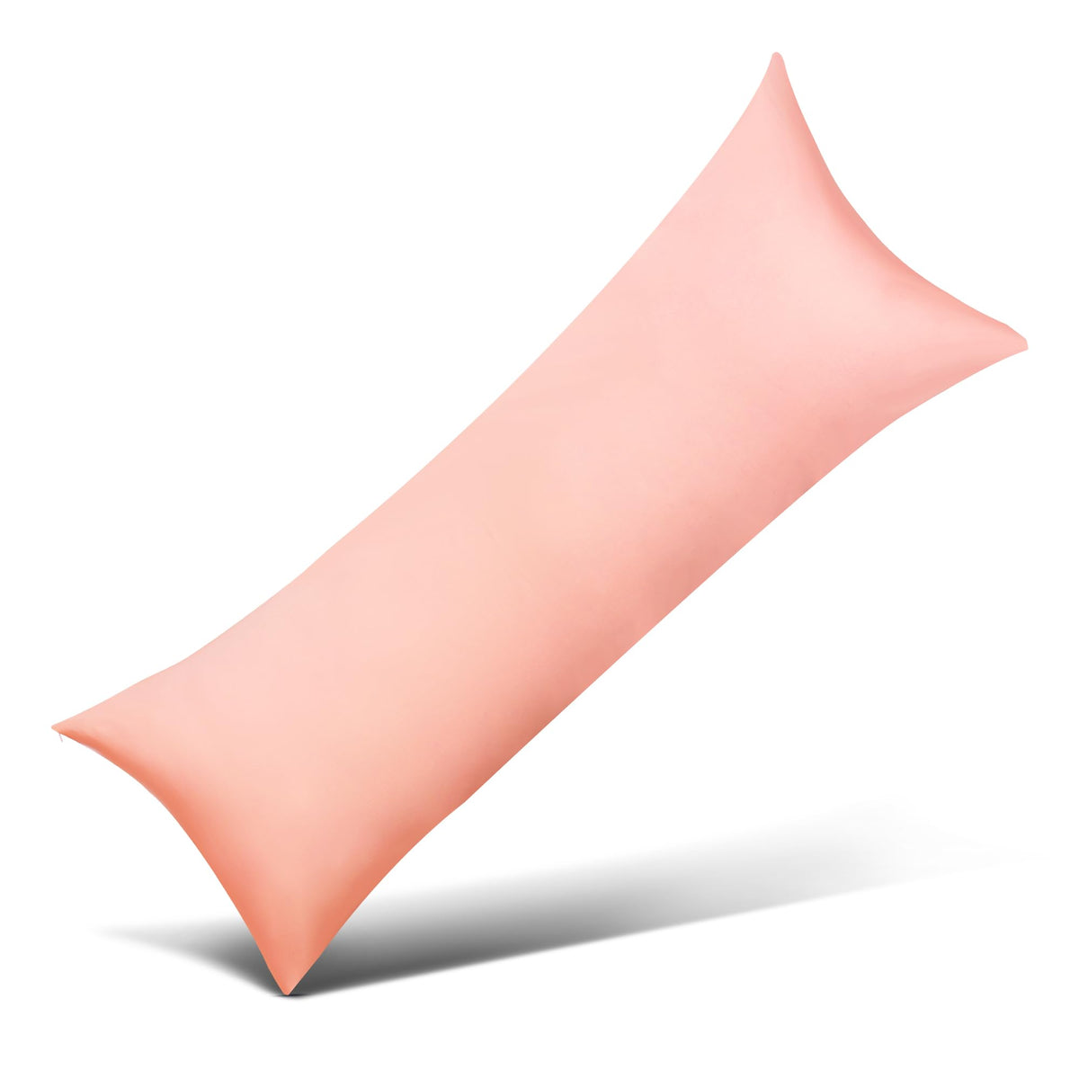 100% Cotton Body Pillow Case Cover With Zipper Wrinkle-Free, 400 Thread Count Super Soft Pillow Case For Body Pillow, Breathable