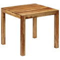 vidaXL Solid Sheesham Wood Dining Table - A Versatile, Rustic Charm Piece with Unique Craftsmanship, Ideal for Dining Room/Kitchen–32.3"x31.5"x29.9"